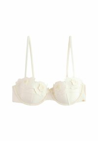 FLORAL NON PADDED - Bikini-Top - cream