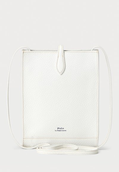 Polo Ralph Lauren POLO PLAY LEATHER POCKET CROSSBODY - Telefona maciņš - paper