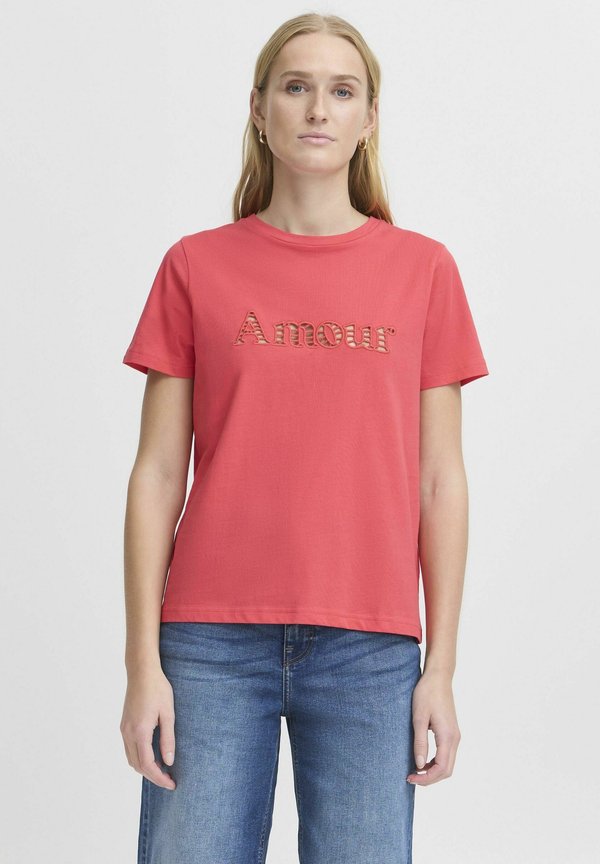 IHPENDO - Print T-shirt - geranium