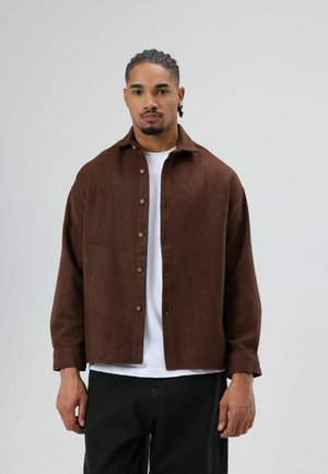 CASUAL OVERSIZE - Shirt - brown