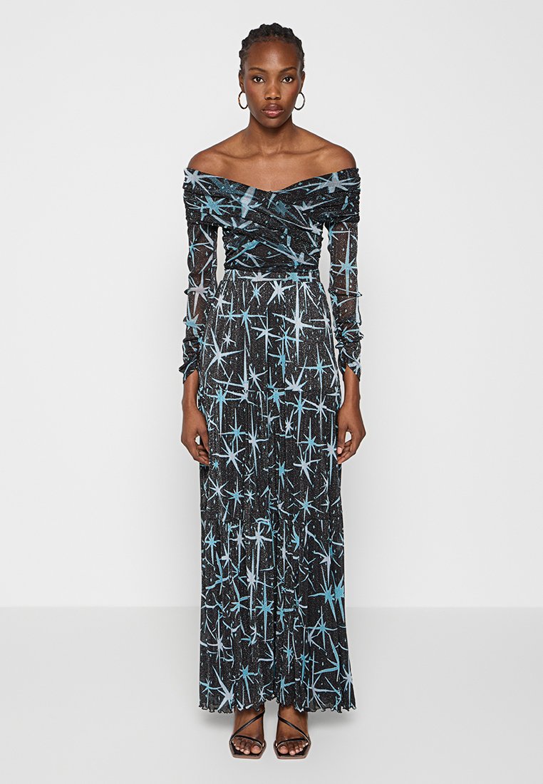 Diane von Furstenberg Maxi-jurk blauw