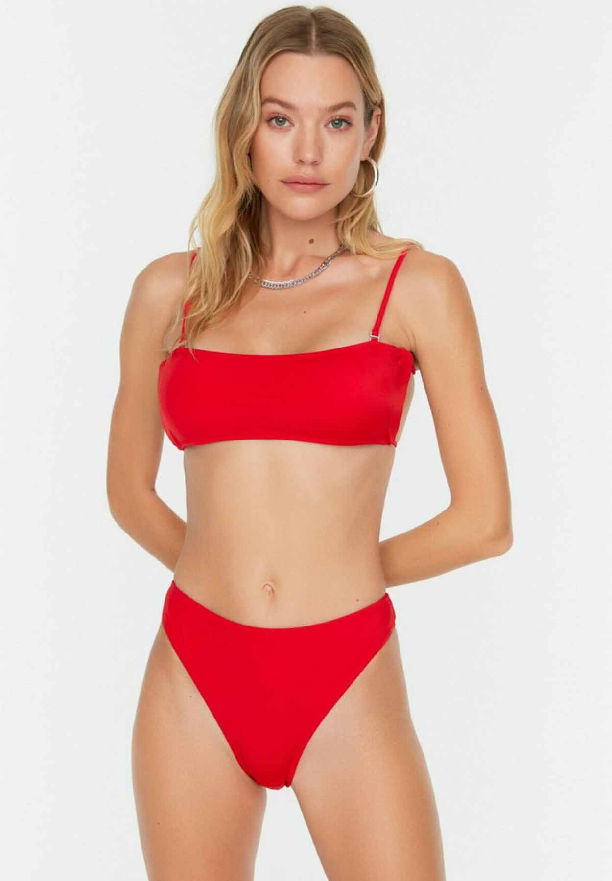 red bikini bottoms