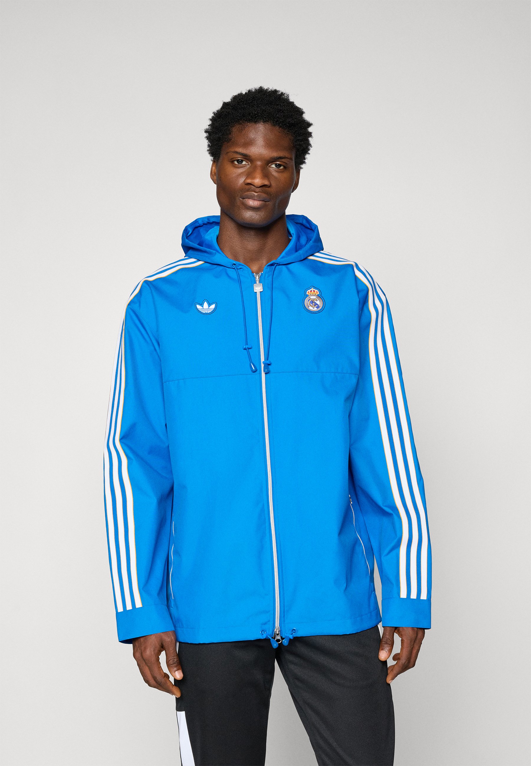 adidas Originals REAL MADRID ICON PARKA - Club wear - bluebird