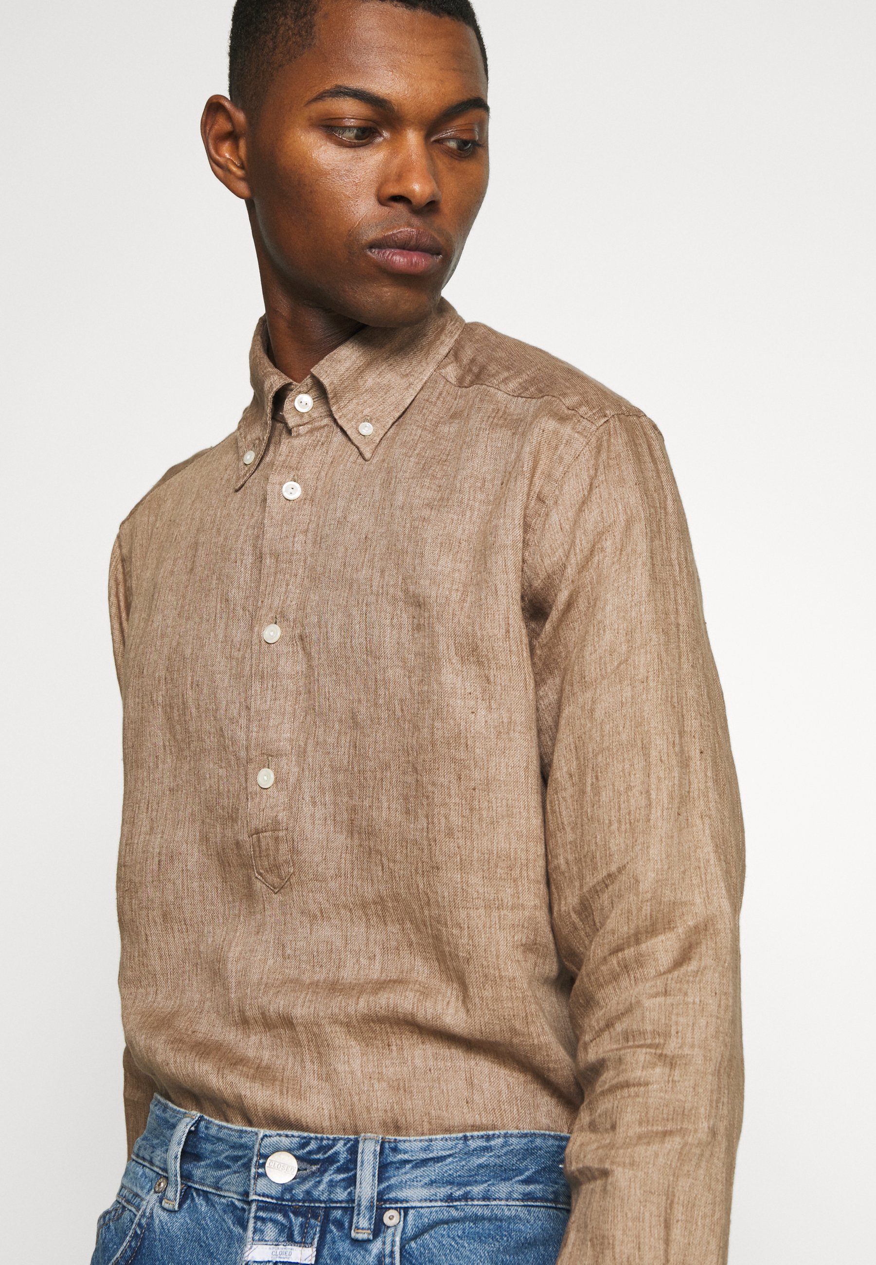 Eton SLIM FIT Skjorte brownbrun Zalando.no Eton SLIM FIT Skjorte brownbrun Zalando.no