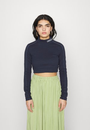 adidas Originals CROPPED - Long sleeved top - legend ink