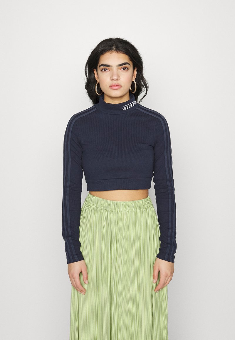 adidas Originals CROPPED - Ilgarankovis viršutinės dalies drabužis - legend ink