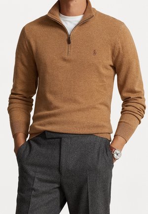 Striktrøje - brown