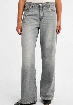 WIDE - Relaxed fit jeans - Light grey