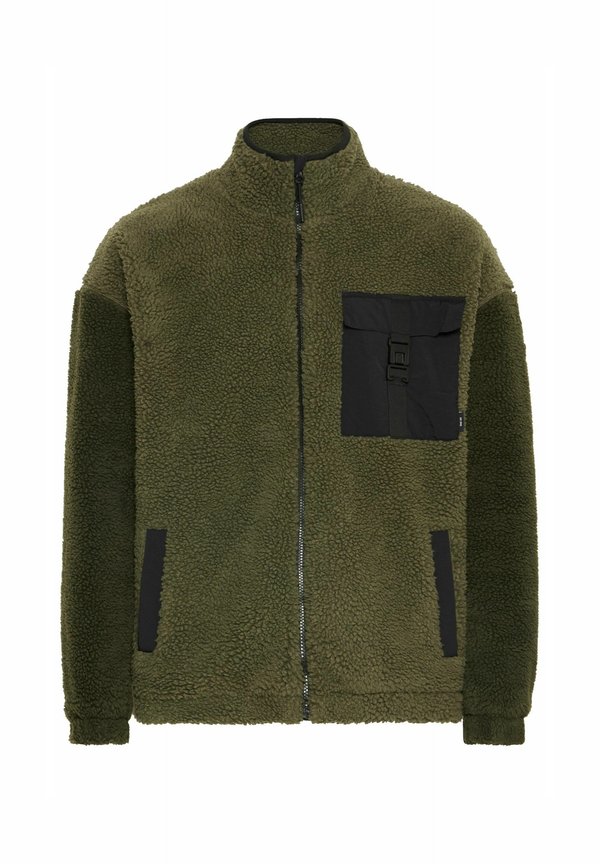 IDTrautmar TEDDY - Fleece jacket - army3
