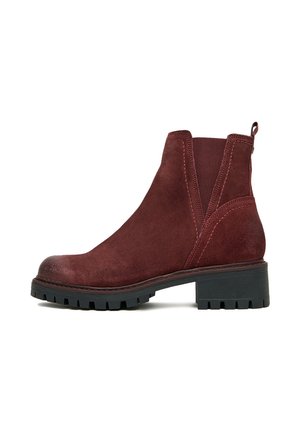 Lasocki, LASOCKI ANKLE BOOTS WOMEN'S BURGUNDY 5907964253297 - Stivaletti con plateau - burgundy