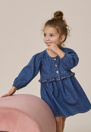Next, REGULAR FIT - LONG SLEEVE DENIM DRESS - Denimkjoler - blue denim