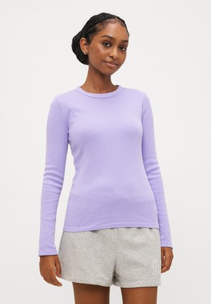GAP Petite ESSENTIAL - Tops ar garām piedurknēm - warm violet