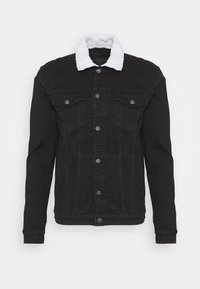 KASH TEDDYC DENIM JACKET - Jeansjakke - black