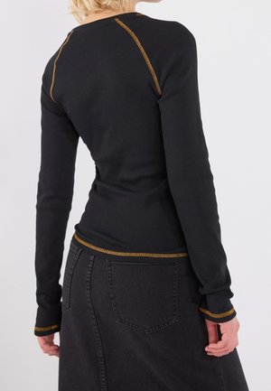 YOURTURN Langærmet T-shirt - black