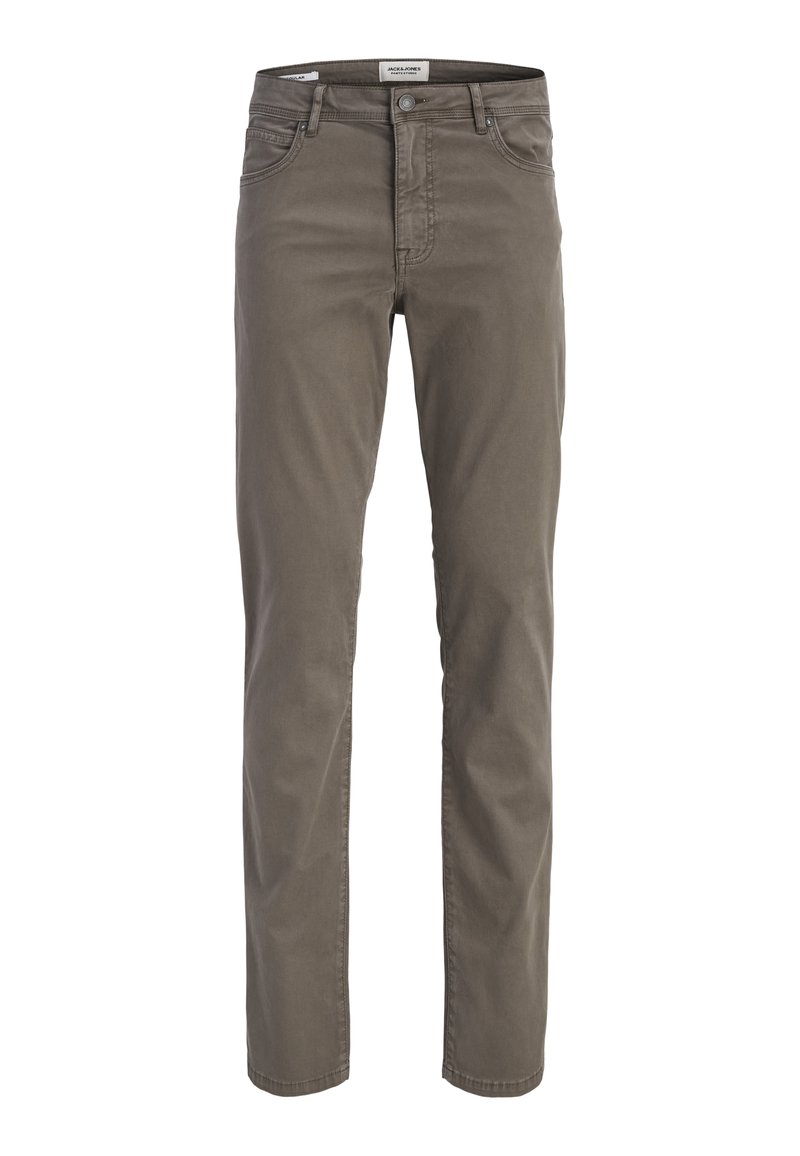 jack & jones Straight leg jeans donkergroen