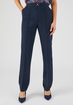 Costume De Voyage Stafford - Veste Et Pantalon Bleu Marine - Taille 36x29 - Laine Mélangée