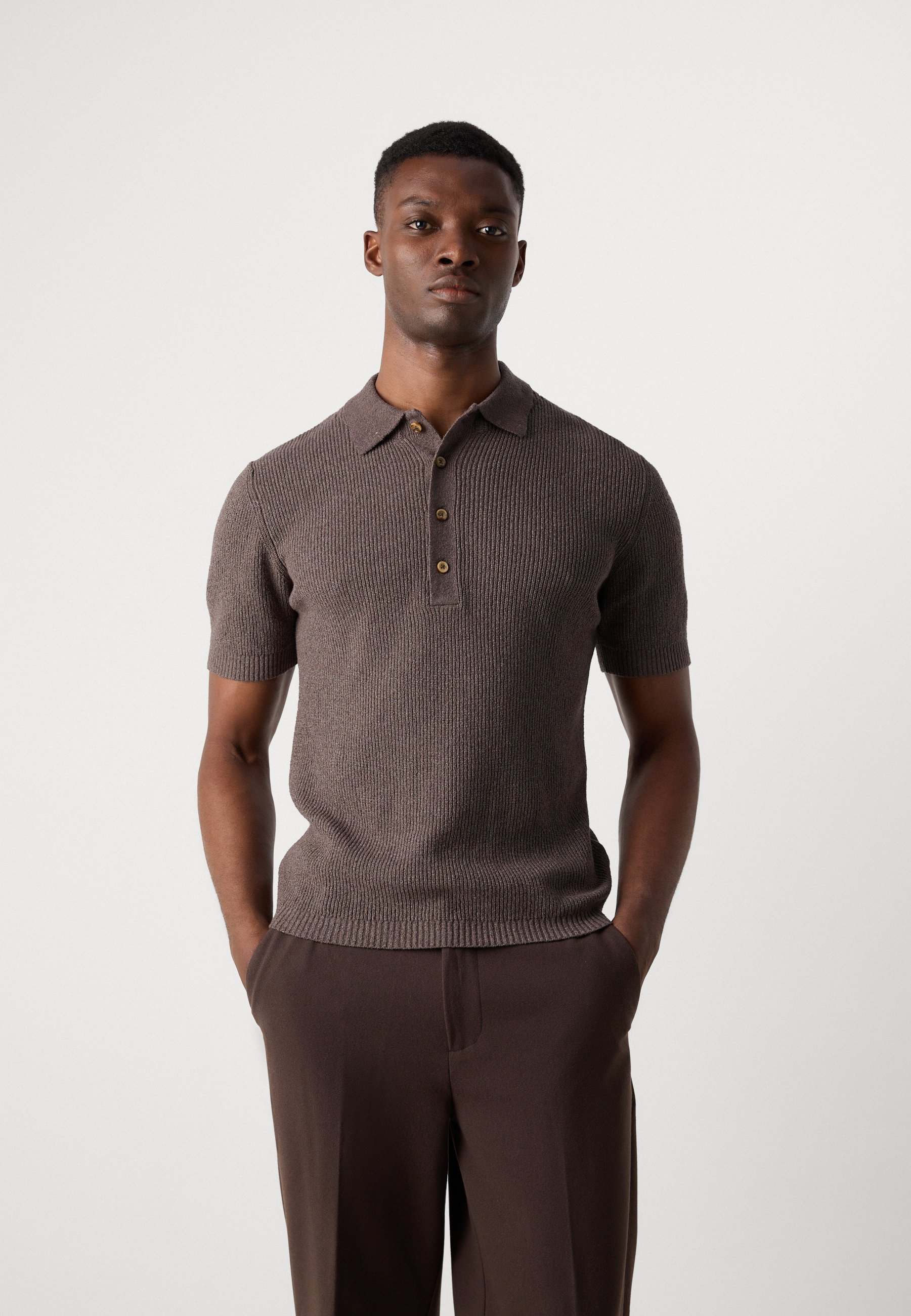 Lindbergh COZY - Polo shirt - brown - Zalando.ie