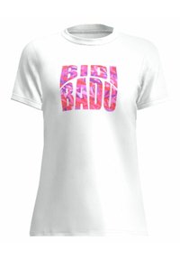 BIDI BADU SPIKE CHILL  - Camiseta deportiva - weiß pink