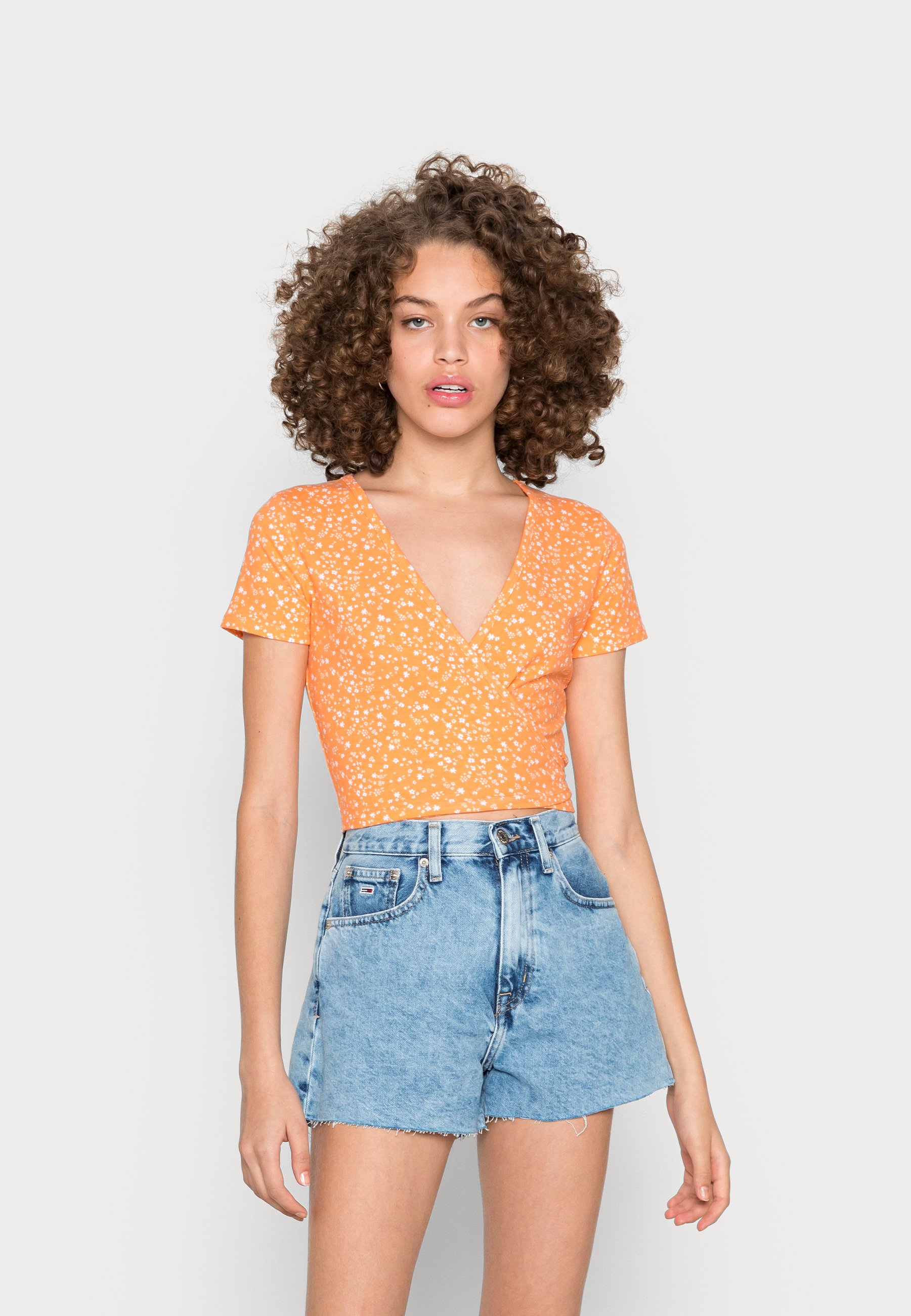 Hollister Co. SPACE DYE WRAP - T-shirt 