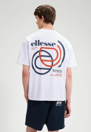 THE D’ITALIA  - T-Shirt print - white