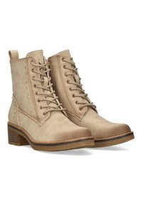 ETIKA Botines con cordones - beige