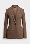 Glen Plaid Cotton-Blend Blazer - Žakete - brown/cinnamon/taupe
