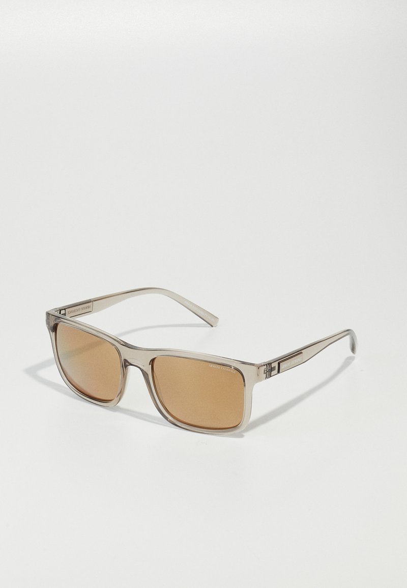 Armani Exchange Gafas de sol - shiny transparent brown/brown mirror