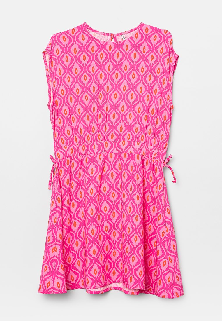 ONLY GIRLS Jurk donkerroze