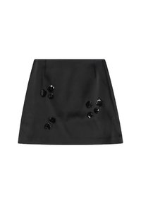 JUSTINE SATIN - A-lijn rok - black