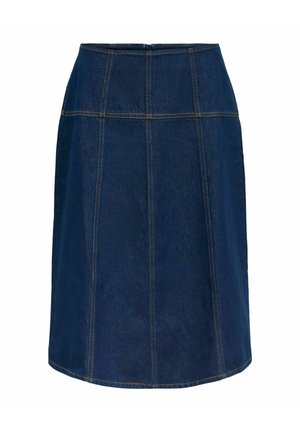Object, Jupe trapèze - dark blue denim