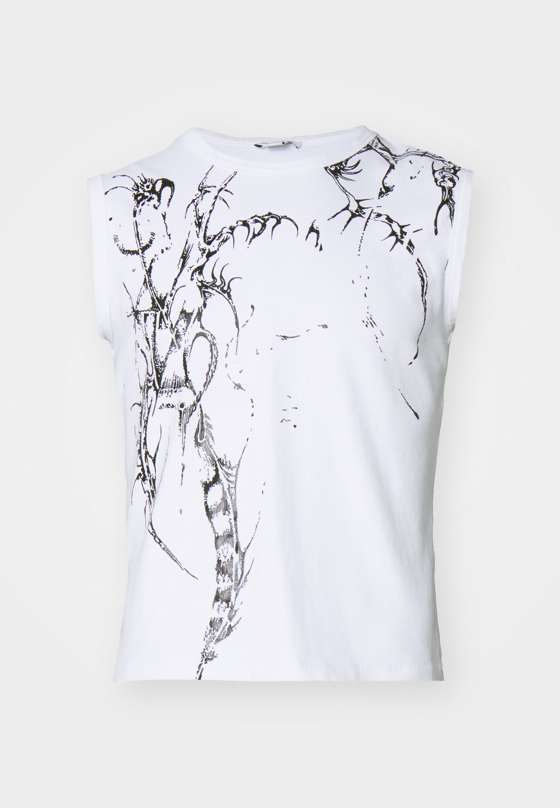 関送込【JADED LONDON】ホワイト ワッフルT シャツ 関送込【JADED LONDON】ホワイト ワッフルT シャツ