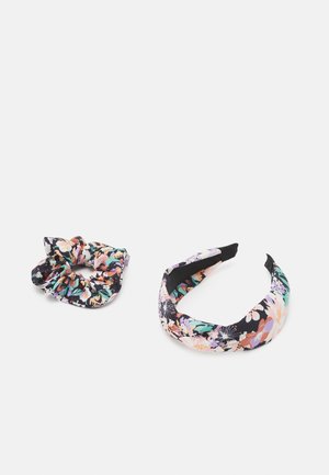 HAIRBAND SCRUNC SET - Hair styling accessory - black/multicoloured