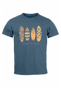 Unausgewählt, blau/gelb