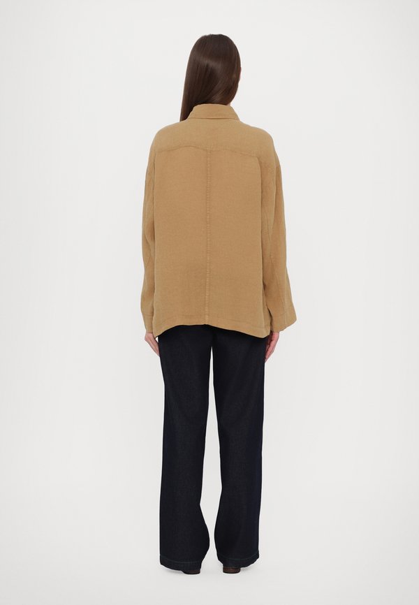 GIGA - Button-down blouse - sand2