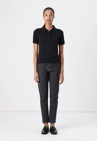 Calvin Klein FINE GAUGE  - Pólóing - black