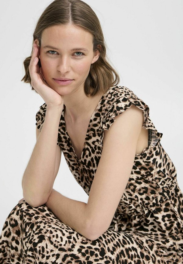 BYMMMJOELLA - Maxi dress - birch leopard2