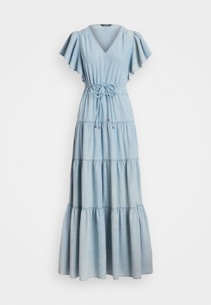 Lauren Ralph Lauren, Maxikleid - blue denim