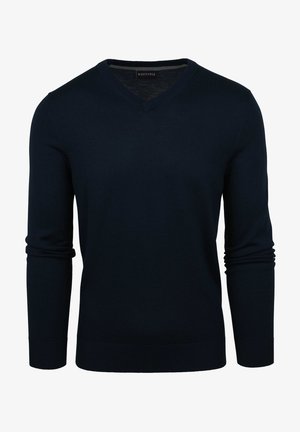 Suitable V NECK - Trui - dark blue blue