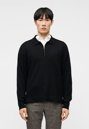 BENE ZIP - Trui - black