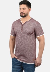 Solid SDDIGOS - Triko s potiskem - wine red
