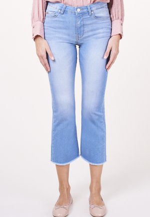 CROPPED  - Slim fit jeans - light denim