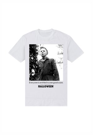 Henry Tiger, HALLOWEEN MICHAEL MYERS ONE GOOD SCARE - T-shirt con stampa - white