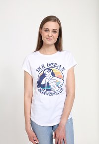 Henry Tiger SUNSET MOANA - T-shirt z nadrukiem