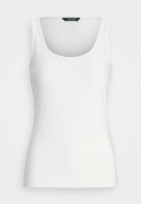 KELLY STRETCH COTTON TANK TOP - Top - white