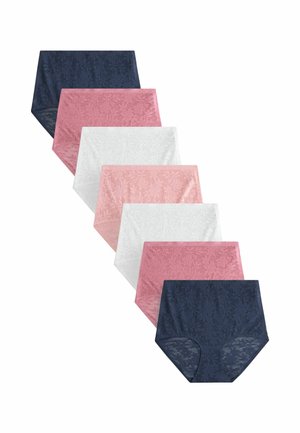 7 PACK - Trumpikės - white pink navy