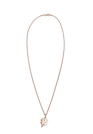 LUCKY CHARM LEAF CLOVER - Necklace - rose gold-coloured