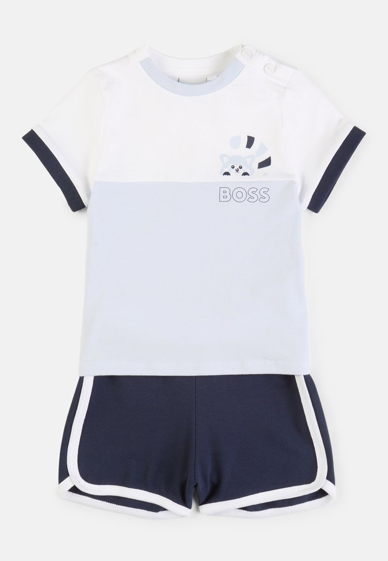 Boss T-shirt print meerkleurig Boss T-shirt print meerkleurig