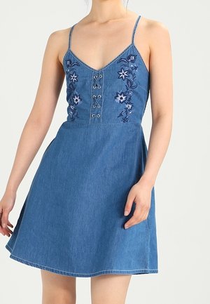 Denimové šaty - light-blue denim