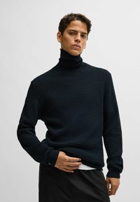 HUGO SMATTOR - Strickpullover - dark blue ten