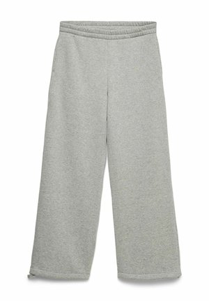 Vero Moda, WIDE-LEG TROUSERS VMTEDDY JOGGERS - Pantalon de survêtement - light grey melange